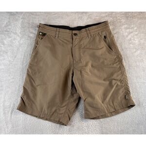 Howler Brothers Shorts Mens 34 Beige Horizon Hybrid Ripstop Hiking Outdoors 8 In